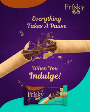 Innovative Frisky Rolls Chocolate 86.4g